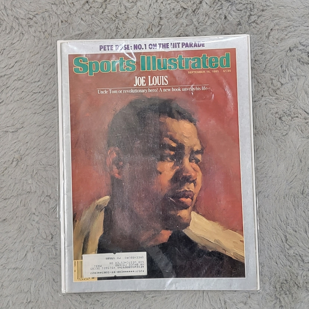 Vintage 1985 Joe Louis Sports Illustrated Magazine